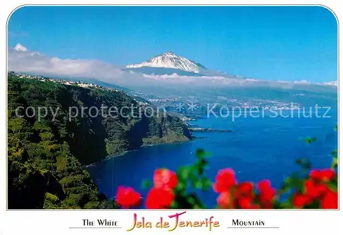 AK / Ansichtskarte Puerto de la Cruz Panorama mit Berg Teide Kat. Puerto de la Cruz Tenerife