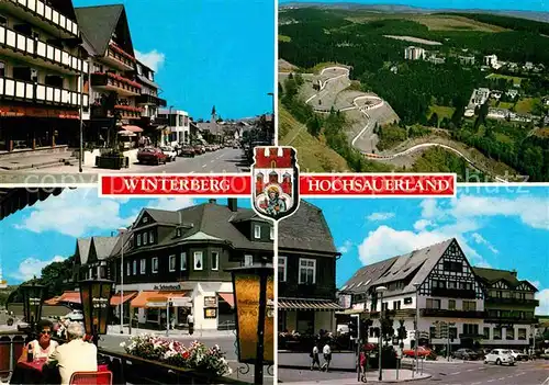 AK / Ansichtskarte Winterberg Hochsauerland Ortsmotive Fliegeraufnahme Kat. Winterberg