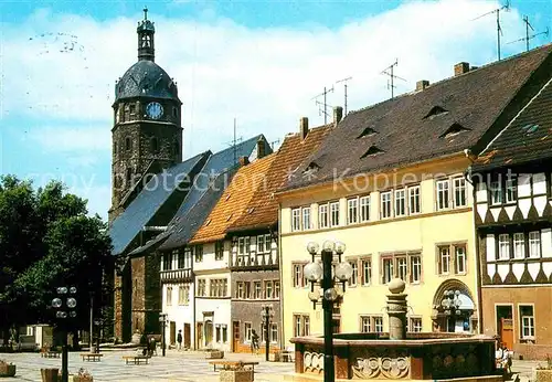 AK / Ansichtskarte Sangerhausen Suedharz Blick zur Jakobikirche Kat. Sangerhausen