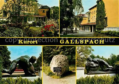 AK / Ansichtskarte Gallspach Teilansichten Skulpturen Park Kat. Gallspach