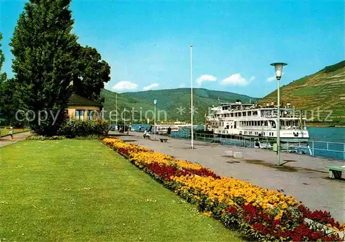 AK / Ansichtskarte Bingen Rhein Anlegestelle  Kat. Bingen am Rhein