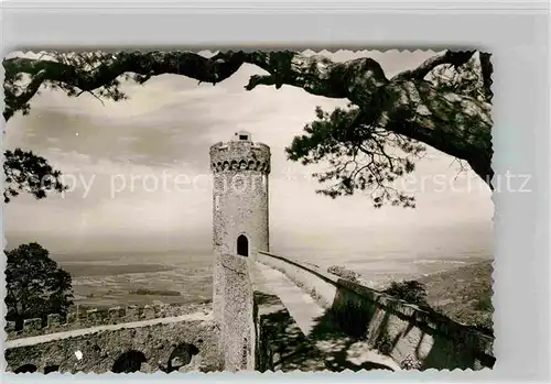 AK / Ansichtskarte Auerbach Bergstrasse Auerbacher Schloss Wehrgang mit Nordturm Kat. Bensheim