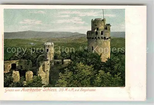 AK / Ansichtskarte Auerbach Bergstrasse Auerbacher Schloss Kat. Bensheim