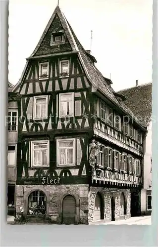 AK / Ansichtskarte Bensheim Bergstrasse Fachwerkhaus am Markt Kat. Bensheim