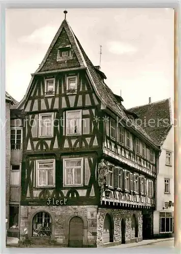 AK / Ansichtskarte Bensheim Bergstrasse Fachwerkhaus am Markt Kat. Bensheim