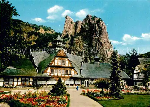 AK / Ansichtskarte Bad Muenster Stein Ebernburg Baederhaus Rheingrafenstein  Kat. Bad Muenster am Stein Ebernburg