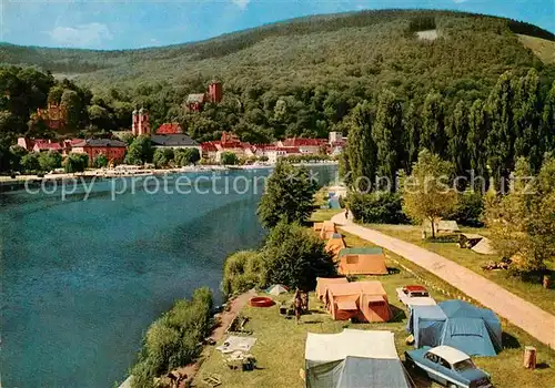 AK / Ansichtskarte Miltenberg Main Mainpartie Camping Kat. Miltenberg