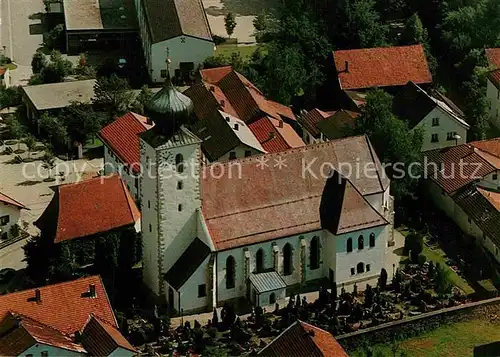 AK / Ansichtskarte Kellberg Fliegeraufnahme Pfarrkirche Kat. Thyrnau