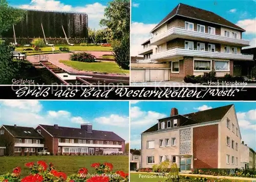 AK / Ansichtskarte Bad Westernkotten Golfplatz Kurheim Kempen Pension Wieners Haus Margareta Kat. Erwitte