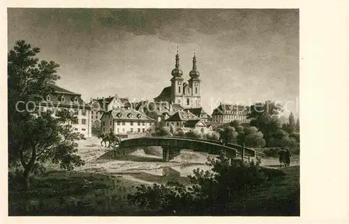 AK / Ansichtskarte Kuenstlerkarte W. Scheuchzer Donaueschingen 1827 Kat. Kuenstlerkarte