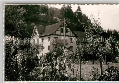 AK / Ansichtskarte Volkholz Pension August Schneider Kat. Bad Laasphe