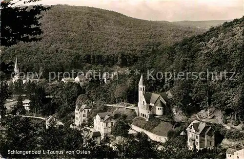 AK / Ansichtskarte Schlangenbad Taunus Teilansicht Kat. Schlangenbad