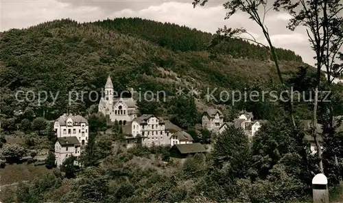 AK / Ansichtskarte Schlangenbad Taunus Partie bei der ev Kirche Kat. Schlangenbad