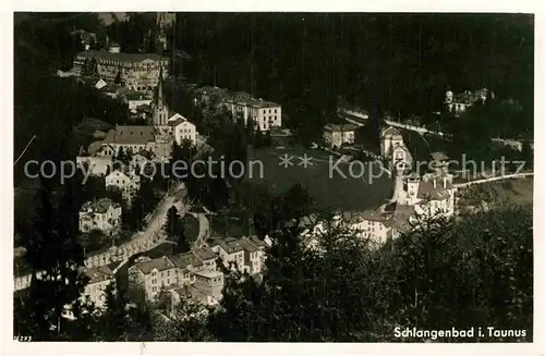 AK / Ansichtskarte Schlangenbad Taunus Panorama Kat. Schlangenbad