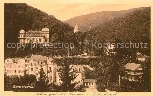 AK / Ansichtskarte Schlangenbad Taunus Schweizertal Kat. Schlangenbad