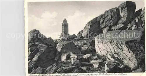 AK / Ansichtskarte Grosser Feldberg Taunus Brunhildisfelsen Turm  Kat. Schmitten