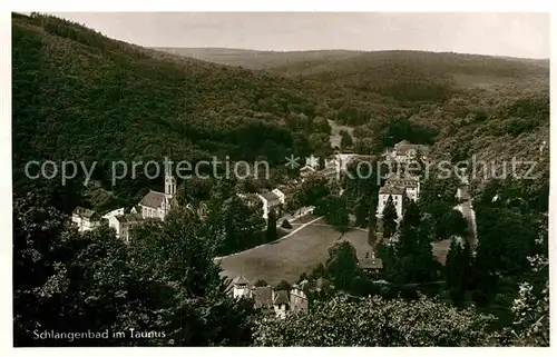 AK / Ansichtskarte Schlangenbad Taunus Fliegeraufnahme Kat. Schlangenbad