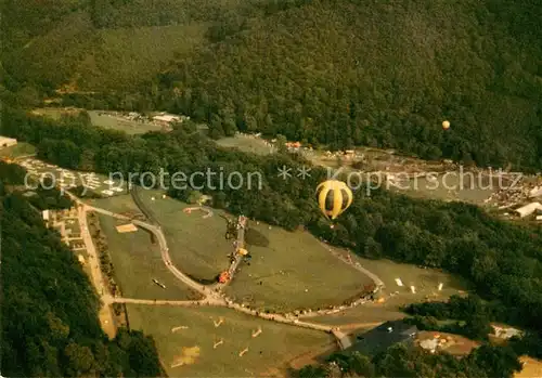 AK / Ansichtskarte Kommern Mechernich Fliegeraufnahme Erholungspark Muehlenthal mit Heissluftballon Kat. Mechernich