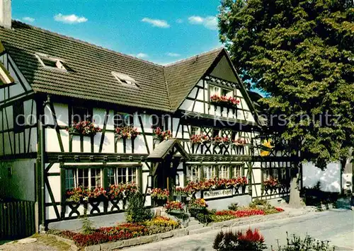 AK / Ansichtskarte Sasbachwalden Gasthaus Engel Fachwerk Kat. Sasbachwalden