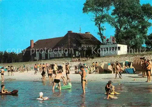 AK / Ansichtskarte Zingst Ostseebad HO Gaststaette Kurhaus Strand Kat. Zingst Darss