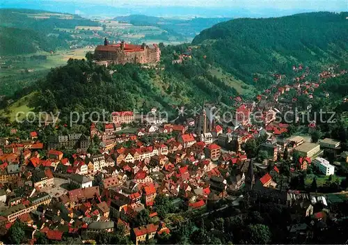 AK / Ansichtskarte Kulmbach mit Plassenburg Fliegeraufnahme Kat. Kulmbach