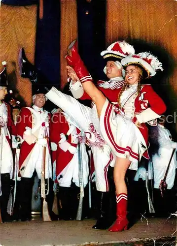 AK / Ansichtskarte Karneval Fasnacht Mariechentanz Rote Funken Koeln  Kat. Feiern und Feste