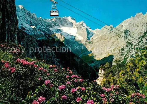 AK / Ansichtskarte Seilbahn Osterfelder Garmisch Partenkirchen Hoellental Zugspitze  Kat. Bahnen