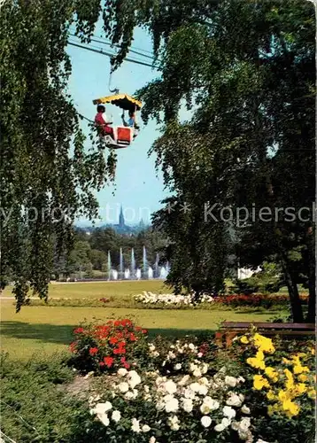 AK / Ansichtskarte Bundesgartenschau Euroflor Dortmund Sessellift Kat. Expositions