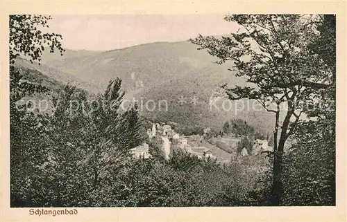 AK / Ansichtskarte Schlangenbad Taunus Panorama Kat. Schlangenbad