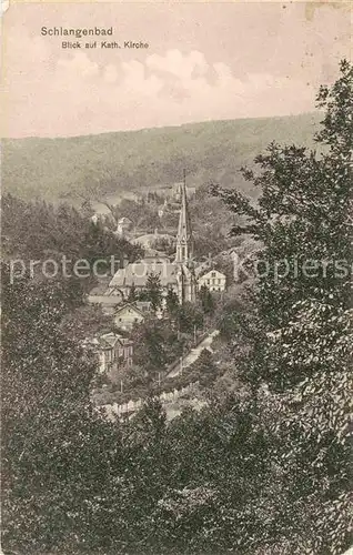 AK / Ansichtskarte Schlangenbad Taunus Kath Kirche Kat. Schlangenbad