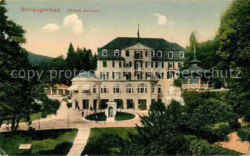 AK / Ansichtskarte Schlangenbad Taunus Oberes Kurhaus Kat. Schlangenbad