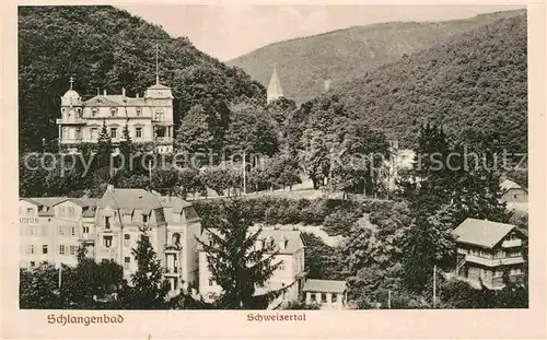 AK / Ansichtskarte Schlangenbad Taunus Schweizertal Kat. Schlangenbad