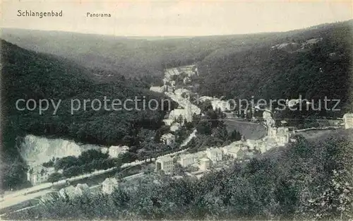 AK / Ansichtskarte Schlangenbad Taunus Panorama Kat. Schlangenbad