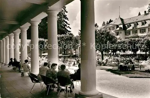 AK / Ansichtskarte Schlangenbad Taunus Kurgarten Kolonnaden Kat. Schlangenbad