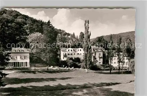 AK / Ansichtskarte Schlangenbad Taunus Liegehalle mit Wiesental Kat. Schlangenbad