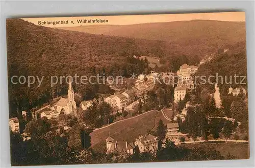 AK / Ansichtskarte Schlangenbad Taunus Blick vom Wilhelmsfelsen Kat. Schlangenbad