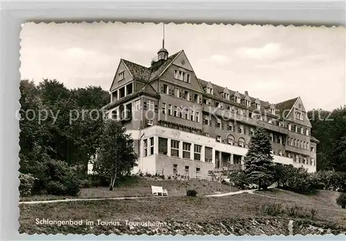 AK / Ansichtskarte Schlangenbad Taunus Taunusheim Kat. Schlangenbad