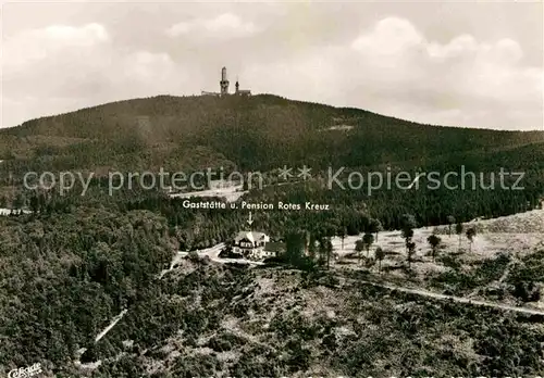 AK / Ansichtskarte Grosser Feldberg Taunus Gaststaette Pension Rotes Kreuz Kat. Schmitten