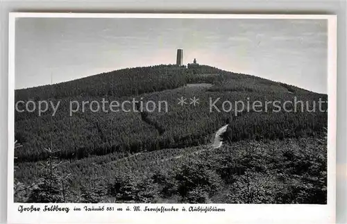 AK / Ansichtskarte Grosser Feldberg Taunus Fliegeraufnahme Fernsehsender Aussichtsturm Kat. Schmitten