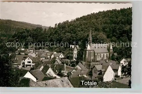 AK / Ansichtskarte Schmitten Taunus Kirche Panorama Kat. Schmitten