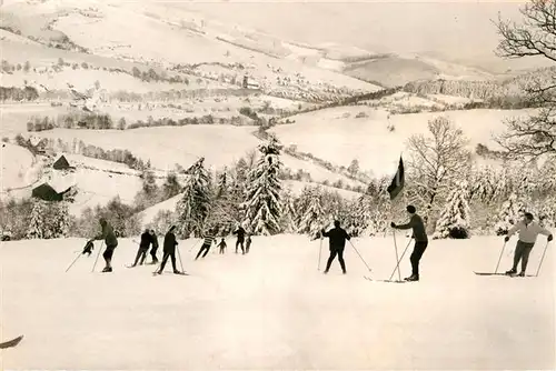 AK / Ansichtskarte Zueschen Sauerland Skihang Kat. Winterberg