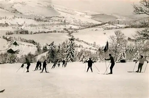 AK / Ansichtskarte Zueschen Sauerland Skihang Kat. Winterberg