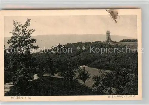 AK / Ansichtskarte Hagen Westfalen Bismarckturm Kat. Hagen