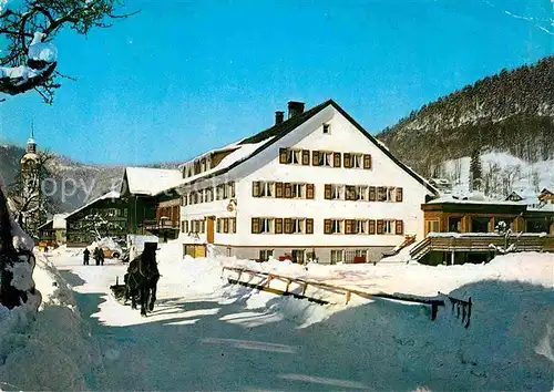 AK / Ansichtskarte Bezau Vorarlberg Gasthaus Sonne  Kat. Bezau