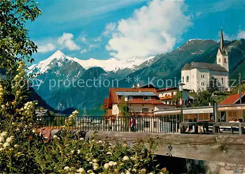 AK / Ansichtskarte Kaprun Ortspartie mit Kitzsteinhorn und Maiskogel Kat. Kaprun