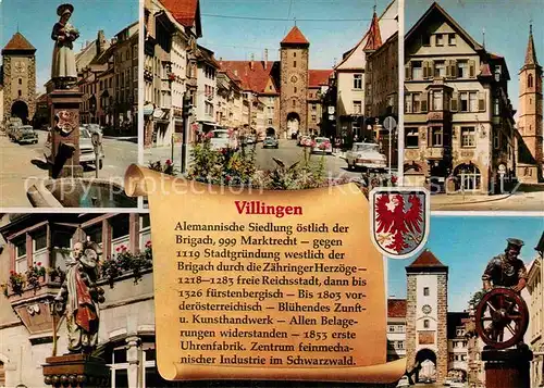 AK / Ansichtskarte Villingen Schwenningen Ortspartien mit Stadttor  Kat. Villingen Schwenningen