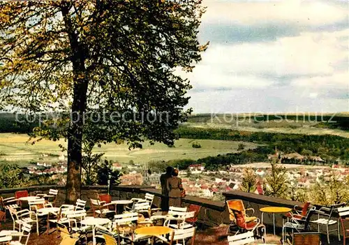 AK / Ansichtskarte Bad Driburg Sachsenklause Terrasse  Kat. Bad Driburg