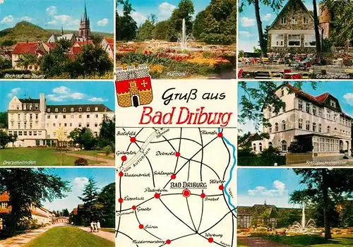 AK / Ansichtskarte Bad Driburg Dreizehnlinden Iburg Sachsenklause Kurpark  Kat. Bad Driburg