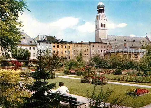 AK / Ansichtskarte Rosenheim Bayern Riedergarten Kat. Rosenheim