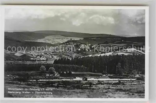 AK / Ansichtskarte Grosser Feldberg Taunus Roemerkastell Seelenberg Nieder Oberreifenberg Kat. Schmitten